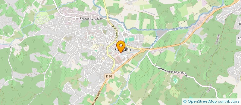 localisation de l'entreprise MONSIEUR CHRISTOPHE DESCHAMPS à COGOLIN