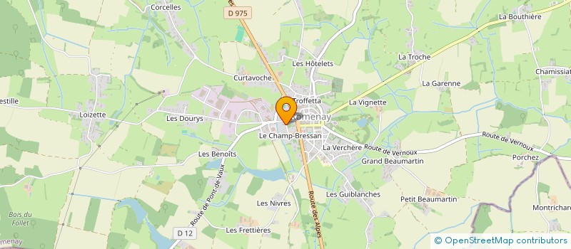 localisation de l'entreprise MONSIEUR CHRISTOPHE DESCHAMPS  ROMENAY