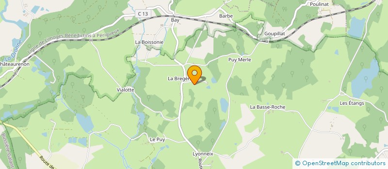 localisation de l'entreprise MONSIEUR CHRISTOPHE DESCHAMPS à ST YRIEIX LA PERCHE