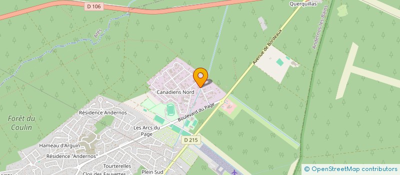 localisation de l'entreprise MONSIEUR CHRISTOPHE DESCHMARDIN  ANDERNOS-LES-BAINS