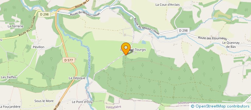 localisation de l'entreprise MONSIEUR CHRISTOPHE DESCURES  SOULEUVRE EN BOCAGE