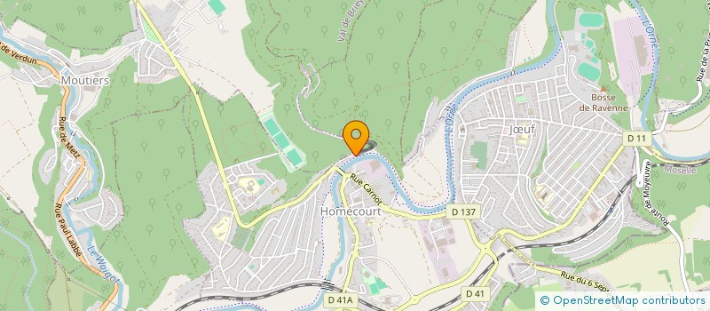 localisation de l'entreprise MONSIEUR CHRISTOPHE DESHAIE  HOMECOURT