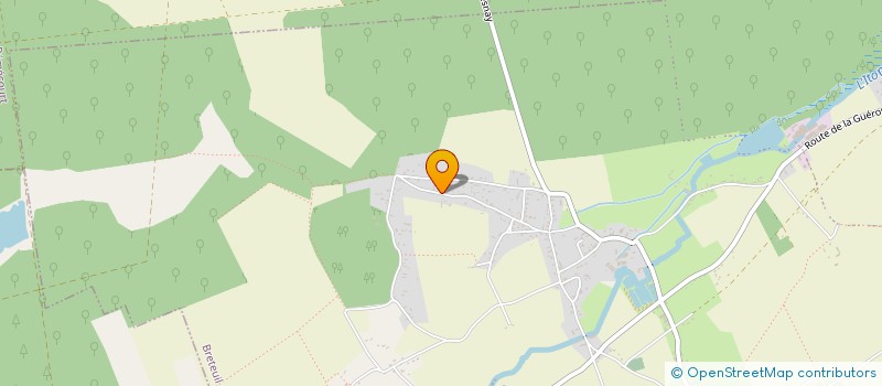 localisation de l'entreprise MONSIEUR CHRISTOPHE DESJARDINS  BRETEUIL