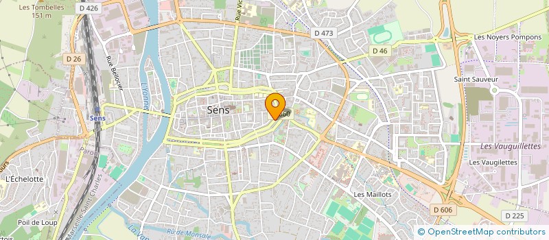 localisation de l'entreprise MONSIEUR CHRISTOPHE DESMEDT  SENS