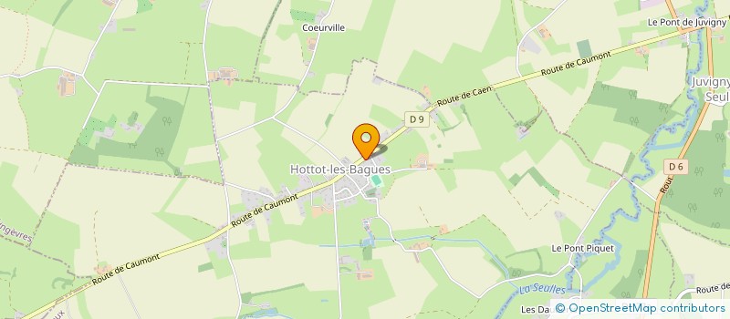 localisation de l'entreprise MONSIEUR CHRISTOPHE DESMOTTES  HOTTOT-LES-BAGUES