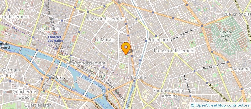 localisation de l'entreprise MONSIEUR CHRISTOPHE DESMURGER  PARIS