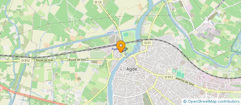 localisation de l'entreprise MONSIEUR CHRISTOPHE DESNOUVEAUX à AGDE