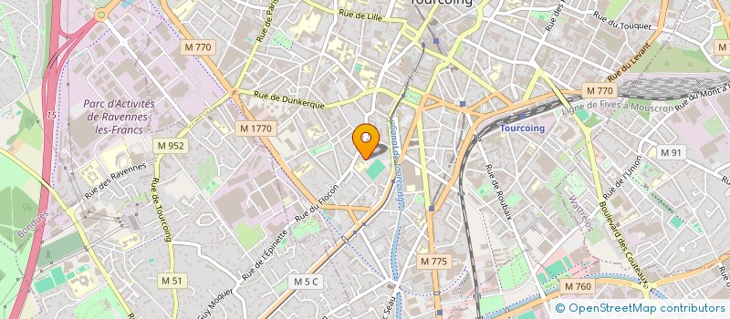 localisation de l'entreprise MONSIEUR CHRISTOPHE DESPLANQUE  TOURCOING