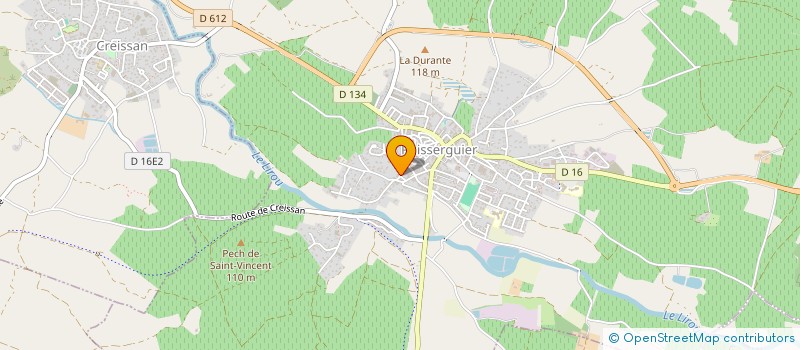 localisation de l'entreprise MONSIEUR CHRISTOPHE DESPLATS à BEDARIEUX