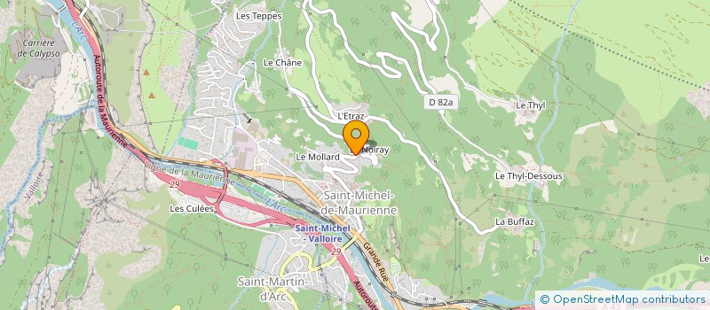 localisation de l'entreprise MONSIEUR CHRISTOPHE DESRIMAIS  SAINT-MICHEL-DE-MAURIENNE