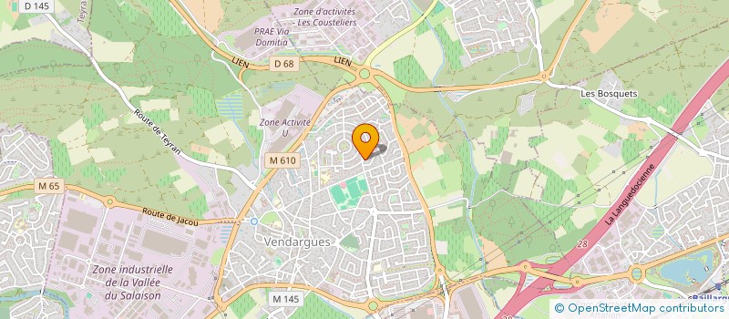 localisation de l'entreprise MONSIEUR CHRISTOPHE DESSE  VENDARGUES