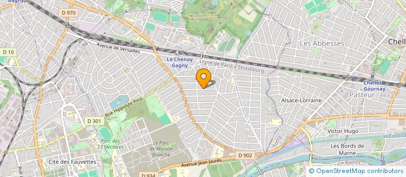 localisation de l'entreprise MONSIEUR CHRISTOPHE DESSE à GAGNY
