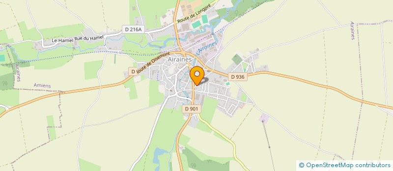 localisation de l'entreprise MONSIEUR CHRISTOPHE DESSEAUX  AIRAINES