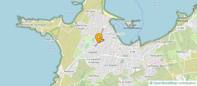 localisation de l'entreprise MONSIEUR CHRISTOPHE DESSEVRES  CAMARET-SUR-MER