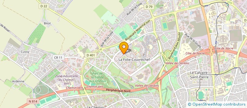 localisation de l'entreprise MONSIEUR CHRISTOPHE DESSOUBLIEU à CAEN