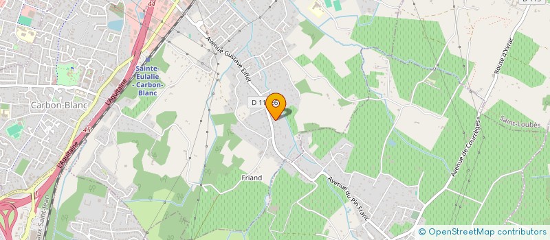 localisation de l'entreprise MONSIEUR CHRISTOPHE DESTANQUE à SAINTE-EULALIE