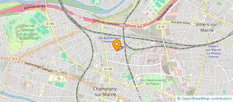 localisation de l'entreprise MONSIEUR CHRISTOPHE DESTRAC à CHAMPIGNY-SUR-MARNE