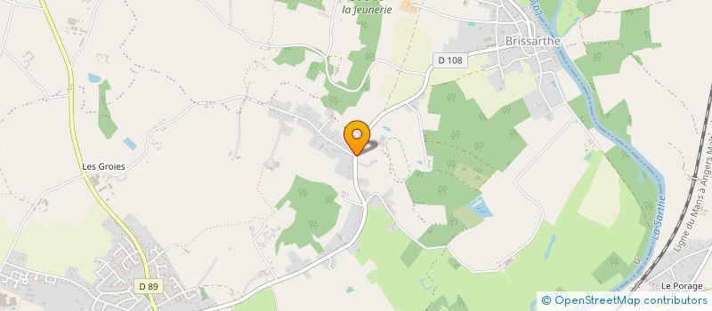 localisation de l'entreprise MONSIEUR CHRISTOPHE DESVIGNES  LES HAUTS-D'ANJOU