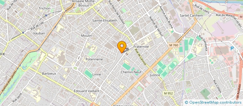 localisation de l'entreprise MONSIEUR CHRISTOPHE DETRAIN à ROUBAIX