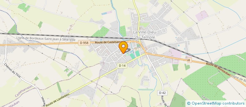 localisation de l'entreprise MONSIEUR CHRISTOPHE DETROIT  MEAUZAC