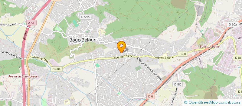 localisation de l'entreprise MONSIEUR CHRISTOPHE DEUDON à BOUC-BEL-AIR