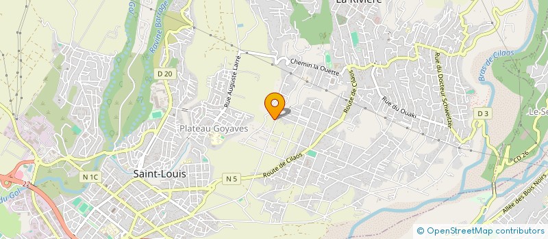localisation de l'entreprise MONSIEUR CHRISTOPHE DEURE à SAINT-LOUIS