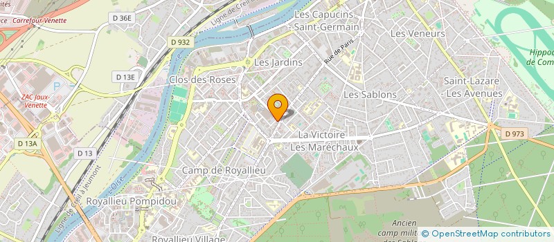 localisation de l'entreprise MONSIEUR CHRISTOPHE DEUVE à COMPIEGNE