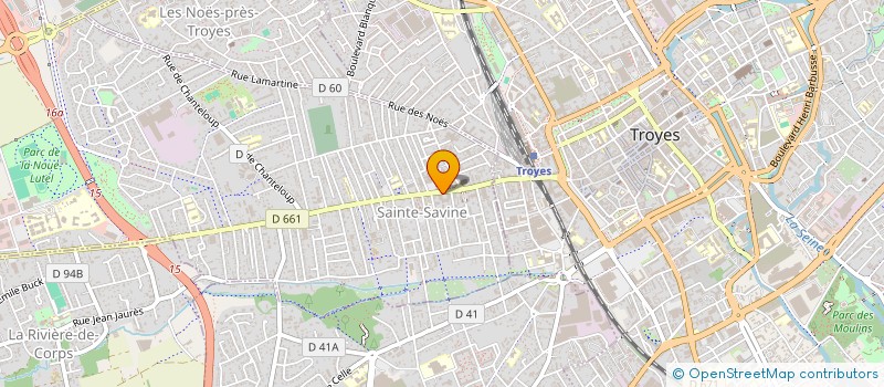 localisation de l'entreprise MONSIEUR CHRISTOPHE DEVARREWAERE  SAINTE SAVINE