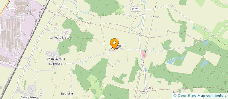 localisation de l'entreprise MONSIEUR CHRISTOPHE DEVERGNE  INGRANDES