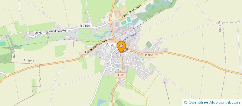 localisation de l'entreprise MONSIEUR CHRISTOPHE DEVERITE  AIRAINES