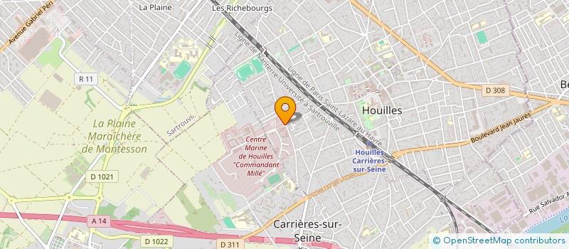 localisation de l'entreprise MONSIEUR CHRISTOPHE DEVILLIER  HOUILLES