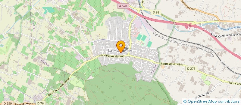 localisation de l'entreprise MONSIEUR CHRISTOPHE DEZITTER  LA CRAU