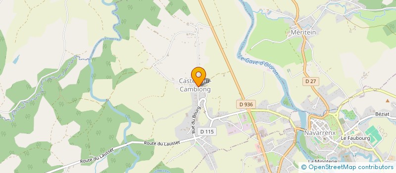 localisation de l'entreprise MONSIEUR CHRISTOPHE DHUYVETTER  CASTETBON