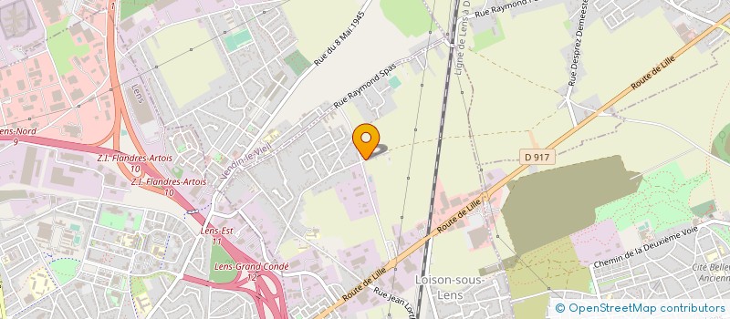 localisation de l'entreprise MONSIEUR CHRISTOPHE DI BELLA  LOISON-SOUS-LENS