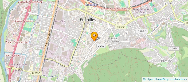 localisation de l'entreprise MONSIEUR CHRISTOPHE DI CARO à ECHIROLLES