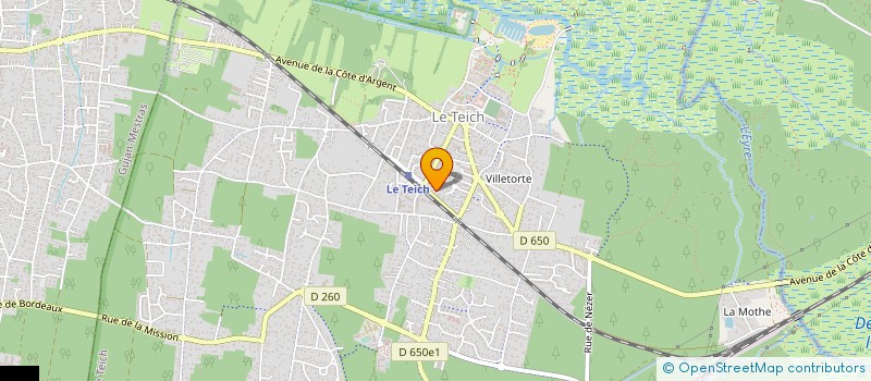 localisation de l'entreprise MONSIEUR CHRISTOPHE DI GIANDOMENICO  LE TEICH