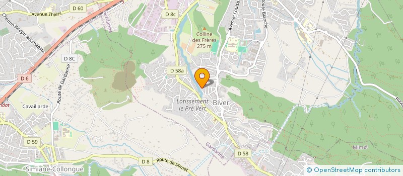 localisation de l'entreprise MONSIEUR CHRISTOPHE DI RUSSO à GARDANNE