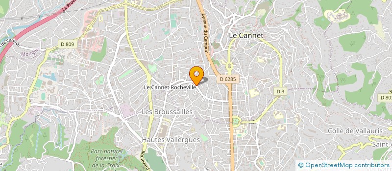 localisation de l'entreprise MONSIEUR CHRISTOPHE DI SCALA à LE CANNET