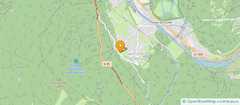 localisation de l'entreprise MONSIEUR CHRISTOPHE DI TOMMASO  SAINT-PIERRE-DE-MESAGE