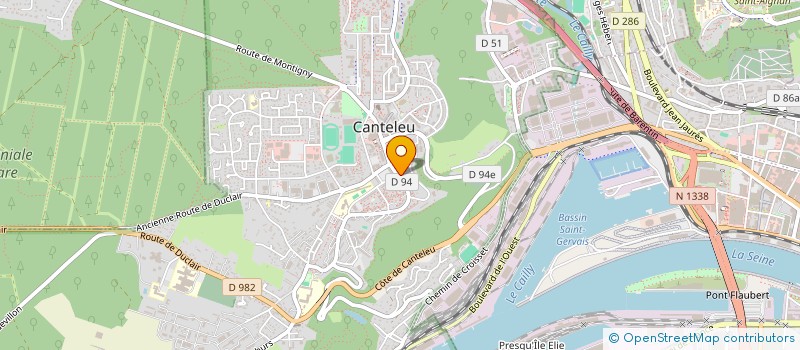 localisation de l'entreprise MONSIEUR CHRISTOPHE DIAS  CANTELEU