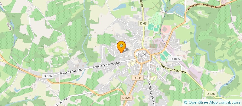 localisation de l'entreprise MONSIEUR CHRISTOPHE DIDIER DEPARIS  EAUZE