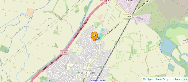 localisation de l'entreprise MONSIEUR CHRISTOPHE DIFFINE  HERRLISHEIM