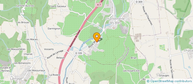 localisation de l'entreprise MONSIEUR CHRISTOPHE DILS  CHANTEMERLE-LES-BLES