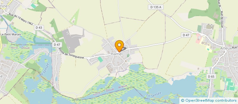 localisation de l'entreprise MONSIEUR CHRISTOPHE DIMBLE  HAMEL