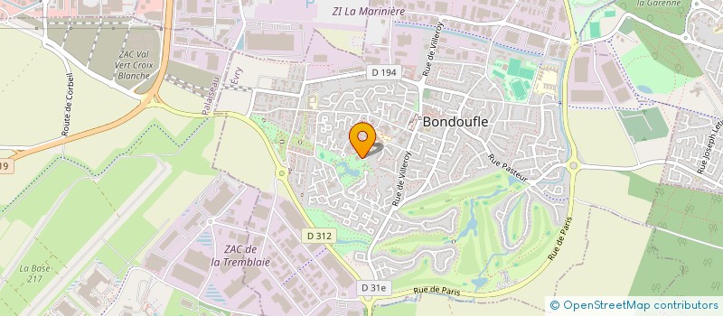 localisation de l'entreprise MONSIEUR CHRISTOPHE DIOT à BONDOUFLE