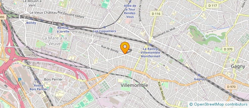 localisation de l'entreprise MONSIEUR CHRISTOPHE DIRIL à VILLEMOMBLE
