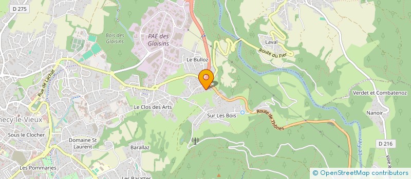 localisation de l'entreprise MONSIEUR CHRISTOPHE DJOLOLIAN à ANNECY