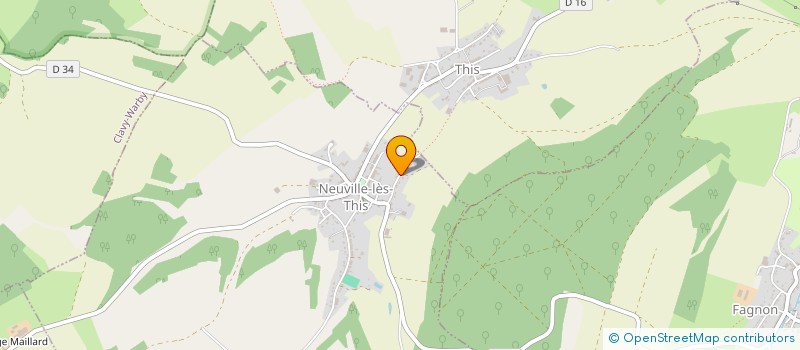 localisation de l'entreprise MONSIEUR CHRISTOPHE DOCCULA  NEUVILLE-LES-THIS