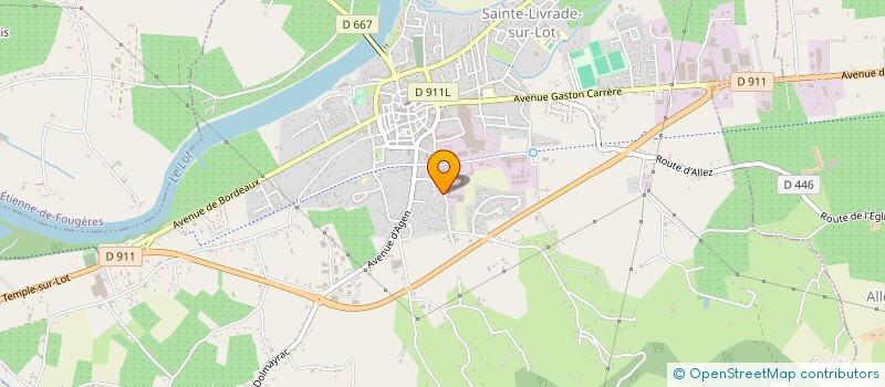 localisation de l'entreprise MONSIEUR CHRISTOPHE DOERR à SAINTE-LIVRADE-SUR-LOT