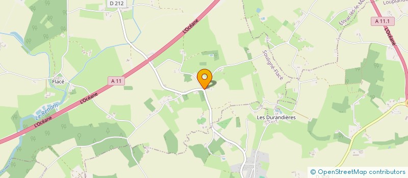 localisation de l'entreprise MONSIEUR CHRISTOPHE DOGUET  SOULIGNE FLACE